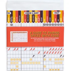 Stuart Gardiner Pairing Spices Food with Food Tea Towel- Father's Day|Tea