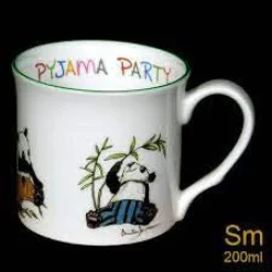 Two Bad Mice Pajama Party Small Mug- Tea|Whimsical