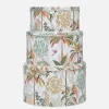 Sara Miller London Palm Garden Set of 3 Round Cake Tins- Storage Caddies|Storage