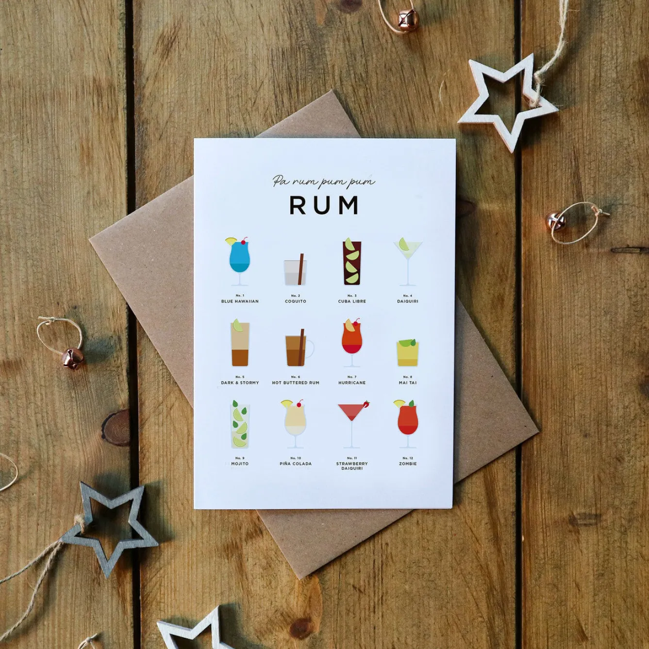 Everlong Print Co. Pa Rum Pum Pum Rum Christmas Card- Christmas Cards|Greeting Cards
