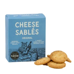 Shortbread House of Edinburgh Pea Green Boat Bakery Cheese Sablés Selection Box- Snacks & Crackers