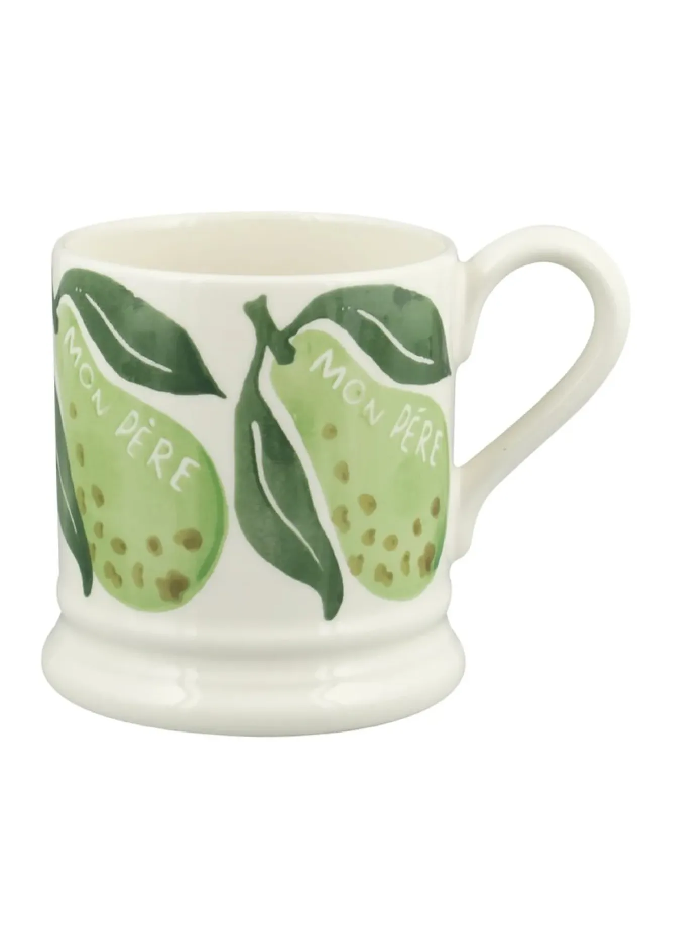 Emma Bridgewater Pears 1/2 Pint Mug- Flowers & Garden