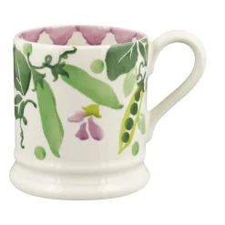 Emma Bridgewater Peas and Beans 1/2 Pint Mug- Flowers & Garden