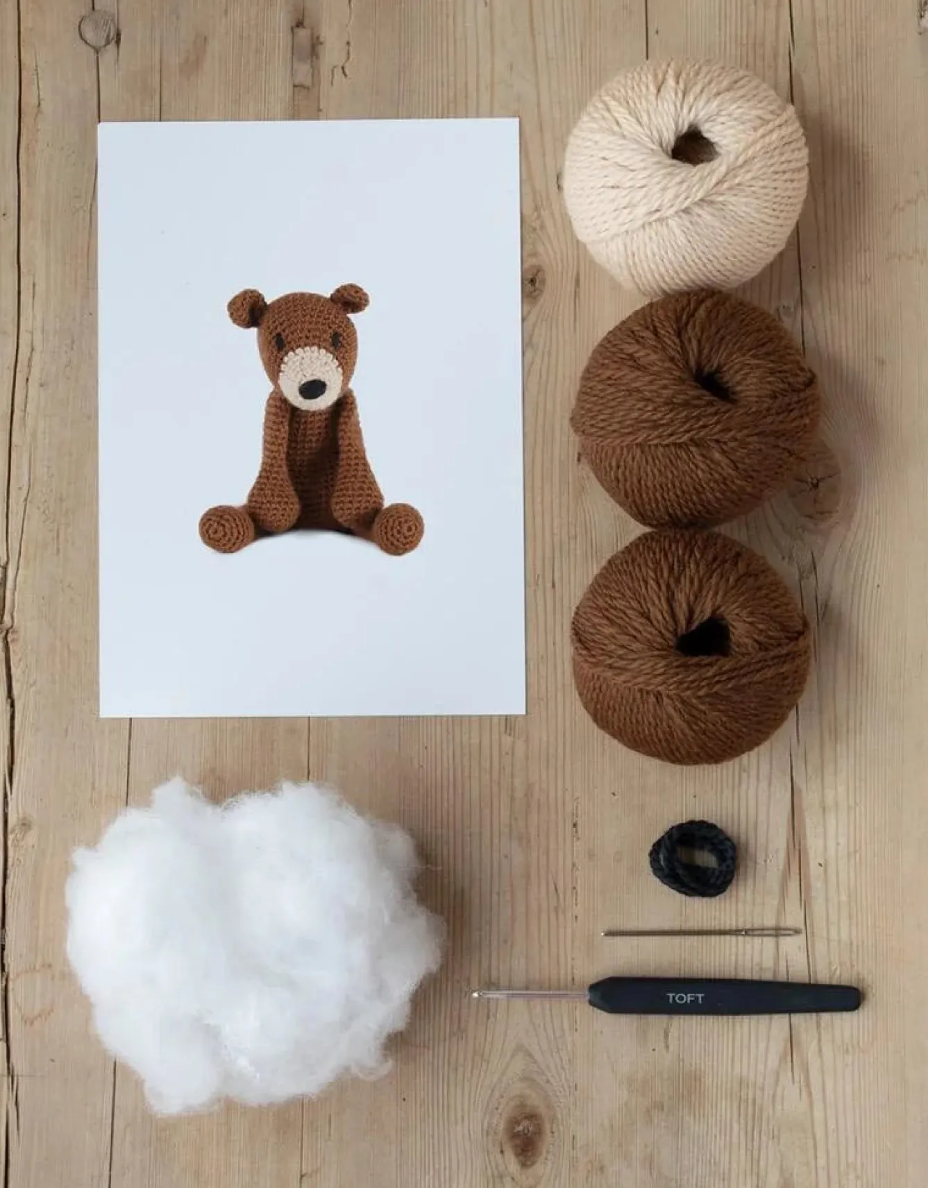Toft Crafts Penelope the Bear Crochet Kit- Crafts