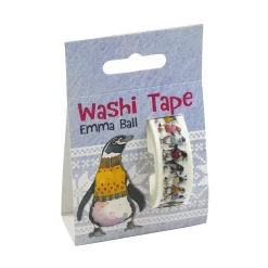 Emma Ball Penguins in Pullovers 15mm Washi Tape- Stationery|Crafts