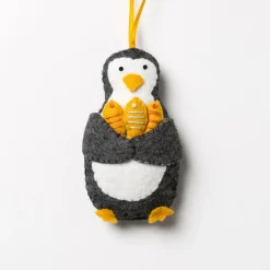 Corinne Lapierre Penguin Wool Mix Felt Craft Kit- Crafts|Children