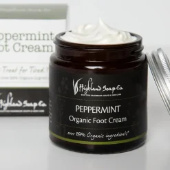 The Highland Soap Company Peppermint Organic Foot Cream- Soaps & Lotions