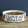 Sweet William Pet Bowl - Love my Humans Boxed- Pets