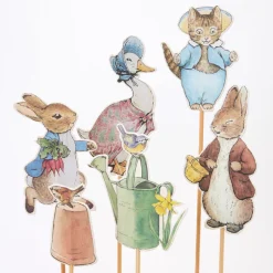 Meri Meri Peter Rabbit & Friends Cake Toppers- Easter