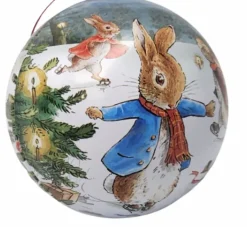 Elite Tins Peter Rabbit Christmas Tin Baubles- Christmas Decorations|Christmas