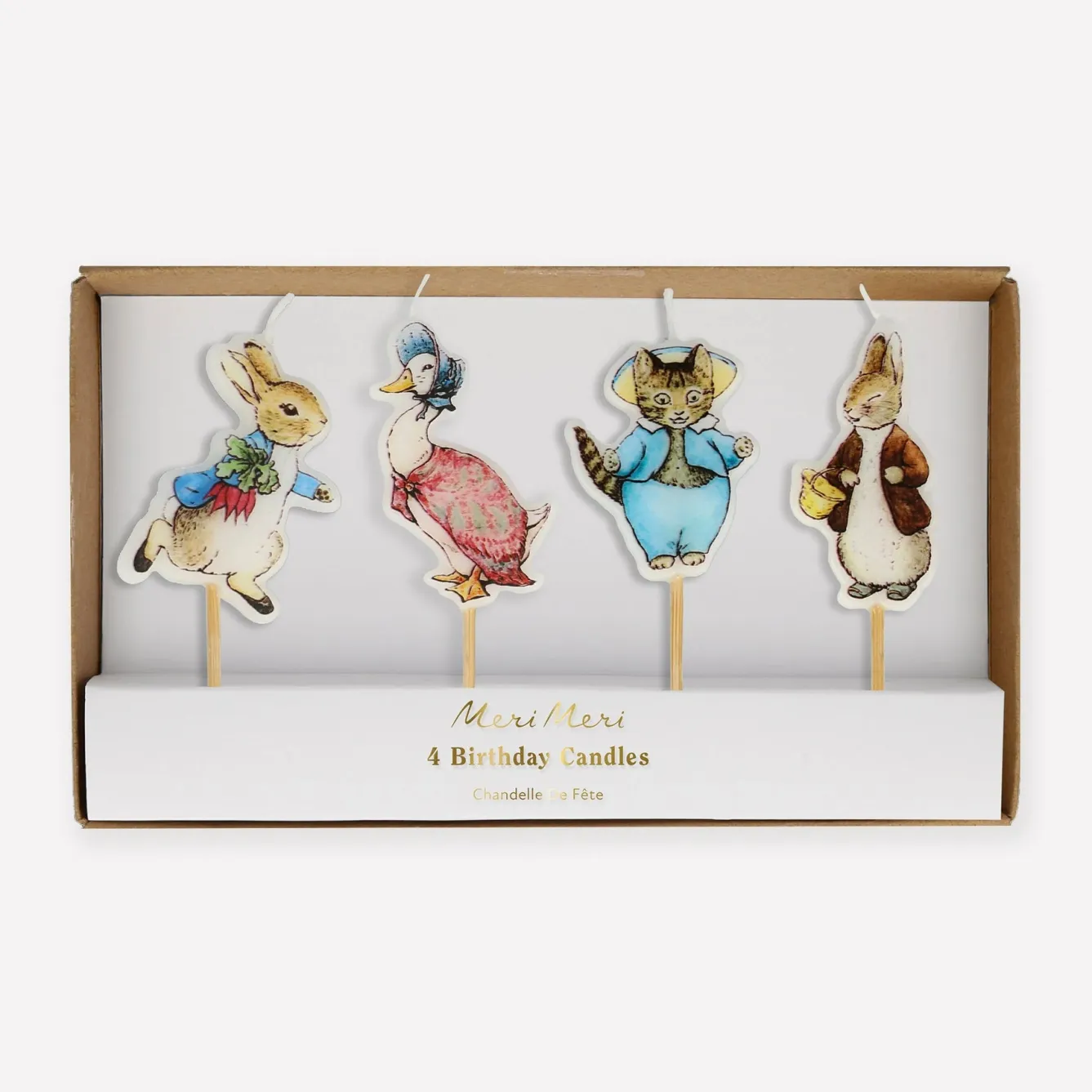 Meri Meri Peter Rabbit In the Garden Candles- Easter|Novelty