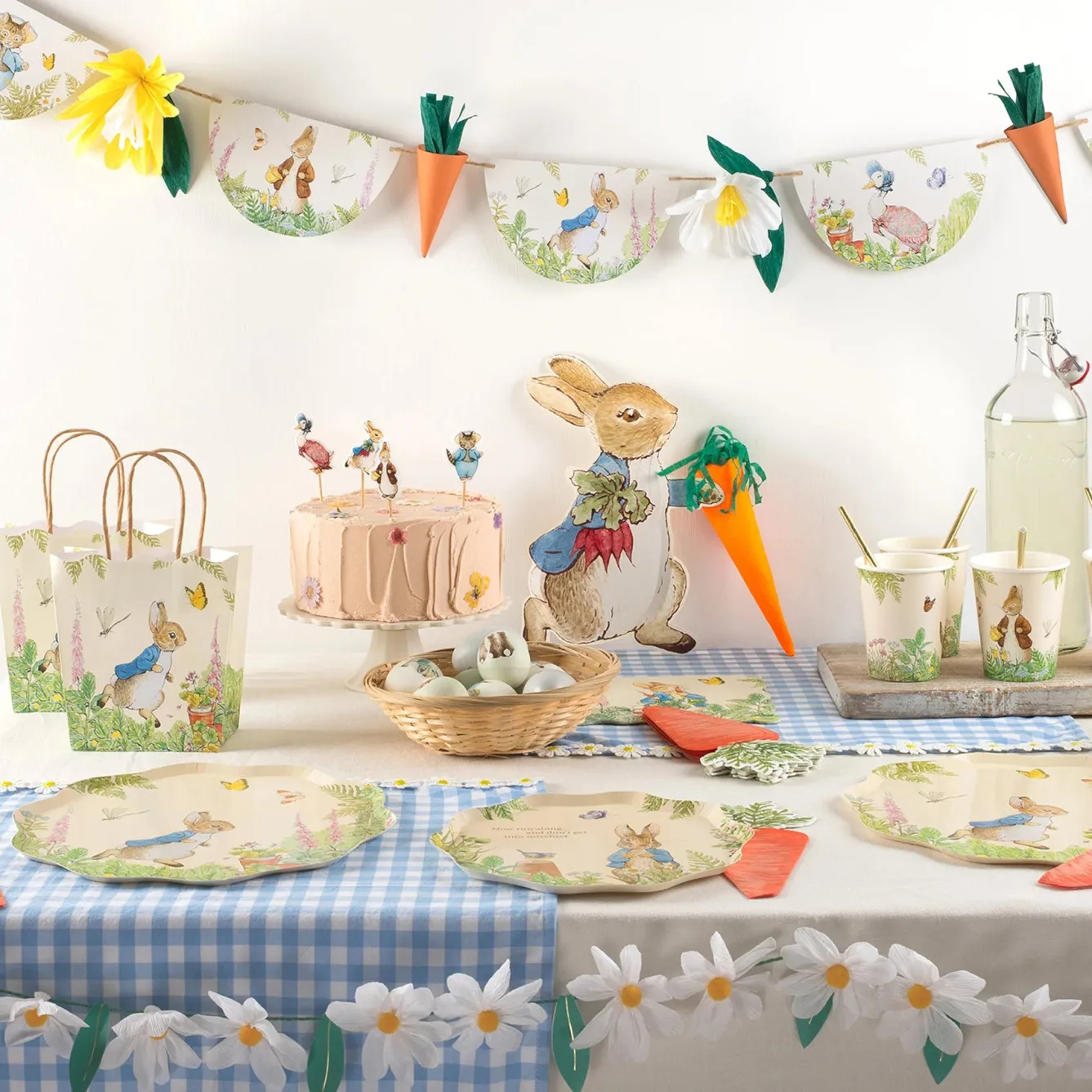 Meri Meri Peter Rabbit In The Garden Cups- Easter|Novelty