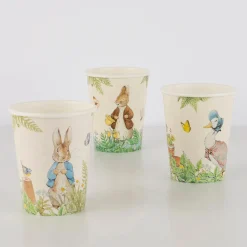 Meri Meri Peter Rabbit In The Garden Cups- Easter|Novelty