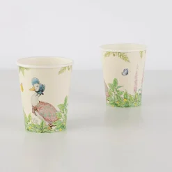 Meri Meri Peter Rabbit In The Garden Cups- Easter|Novelty