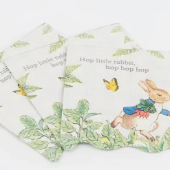 Meri Meri Peter Rabbit In the Garden Small Napkins- Easter|Novelty