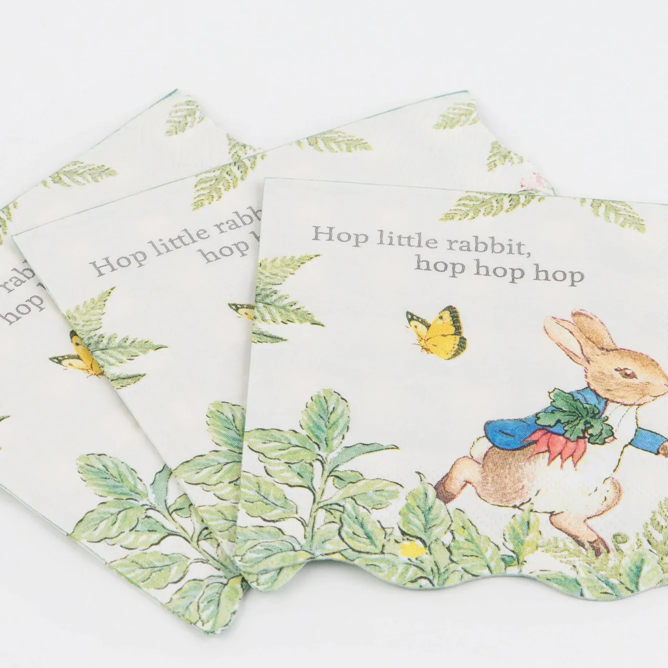 Meri Meri Peter Rabbit In the Garden Small Napkins- Easter|Novelty