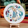 The Crafty Kit Co. Peter Rabbit Plans His Next Adventure Embroidery Kit- Crafts|Children
