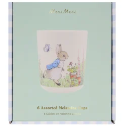 Meri Meri Peter Rabbit Reusable Cups - Set of 6- Easter|Novelty
