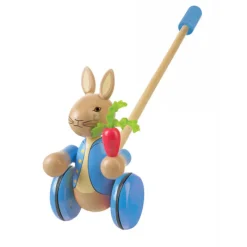 Orange Tree Toys Peter Rabbit™ Wooden Push Along Toy- Children