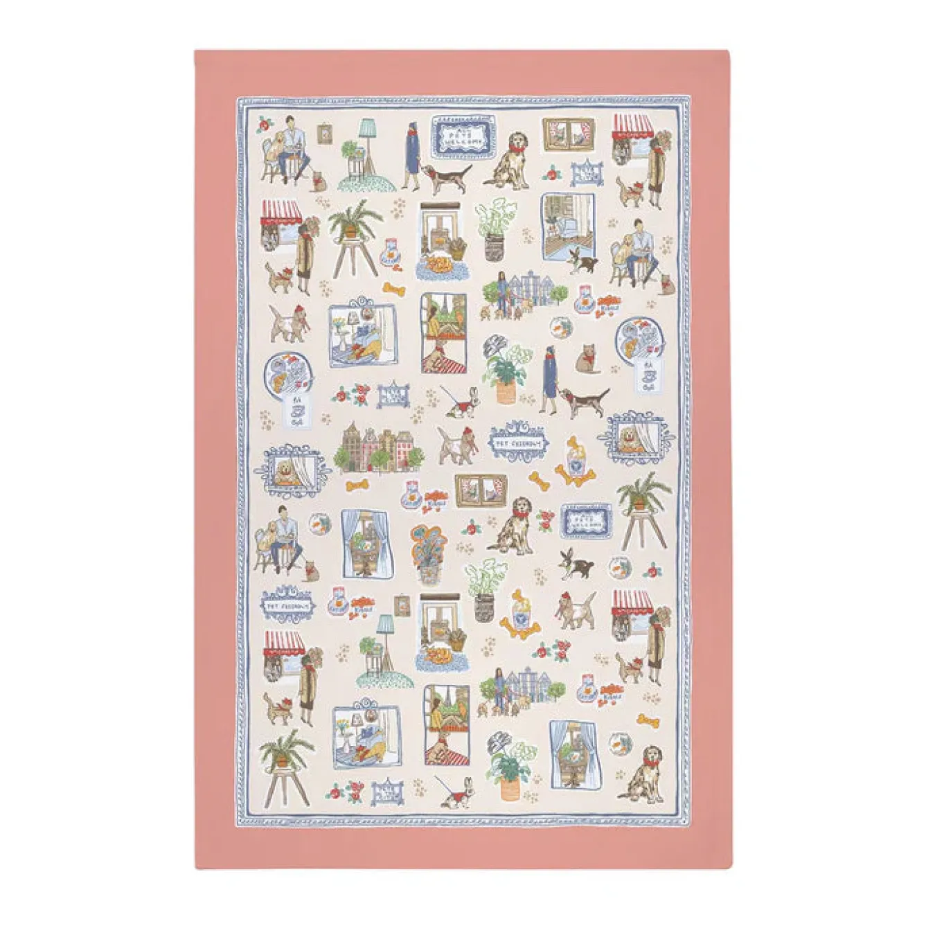 Ulster Weavers Pets In The City Cotton Tea Towel- Tea|Tea Towels
