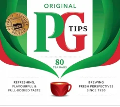 Tea & Biscuits PG Black, Non Pyramid Teabags, 80ct- Tea