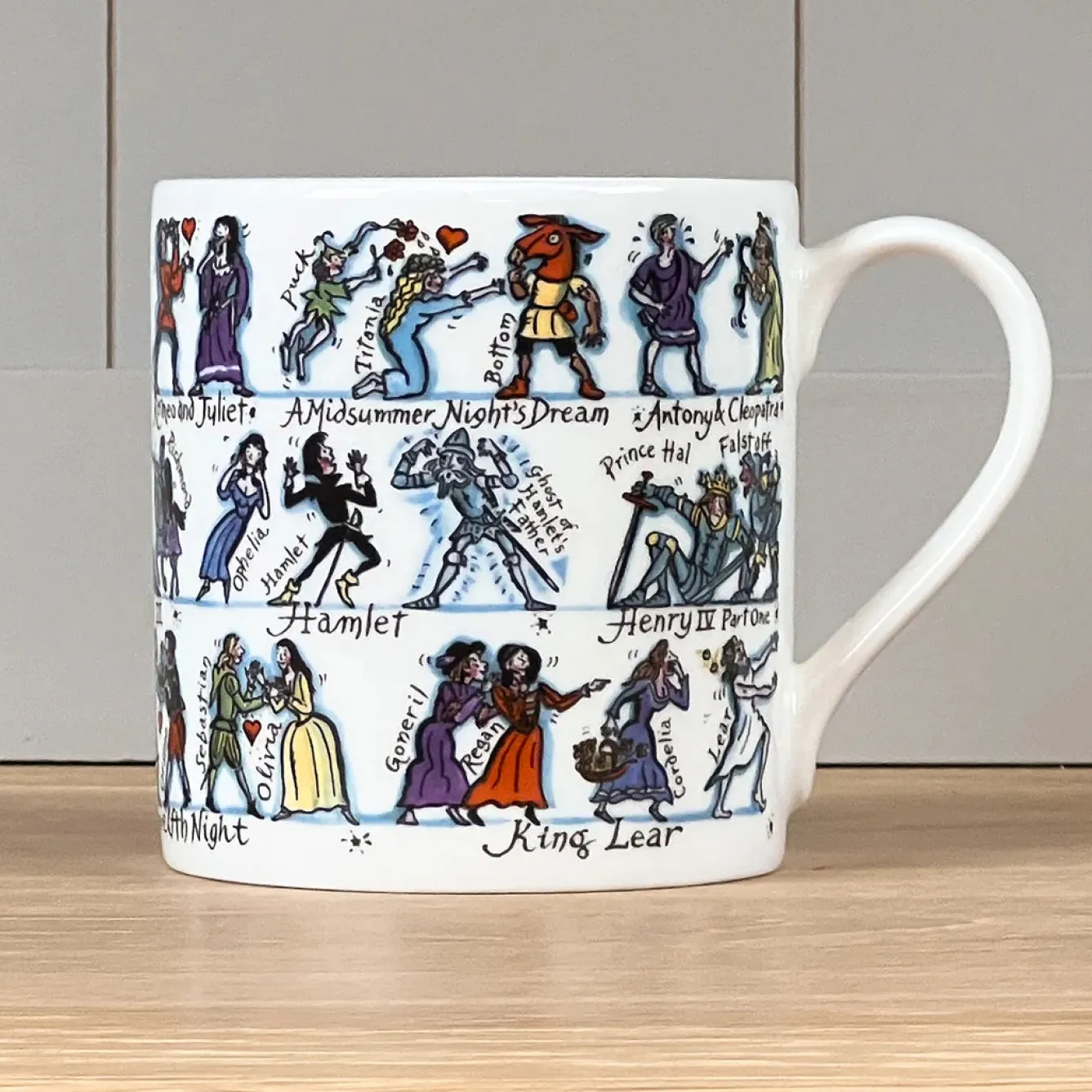 Picturemaps Shakespeare Bone China Mug- Tea|Great Britain