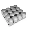 Silverwood 16 Piece 2 inch Round Multi Mini Cake Tin Set- Bakeware