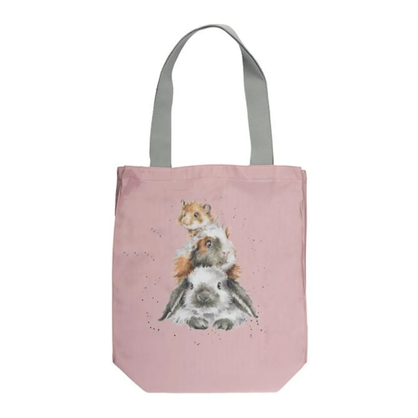 Wrendale Designs 'Piggy in the Middle' Guinea Pig Canvas Tote Bag- Pets|Bags