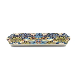 Spode Pimpernel Strawberry Thief Blue Melamine Sandwich Tray- Trays