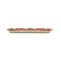 Spode Pimpernel Strawberry Thief Red Melamine Sandwich Tray- Trays
