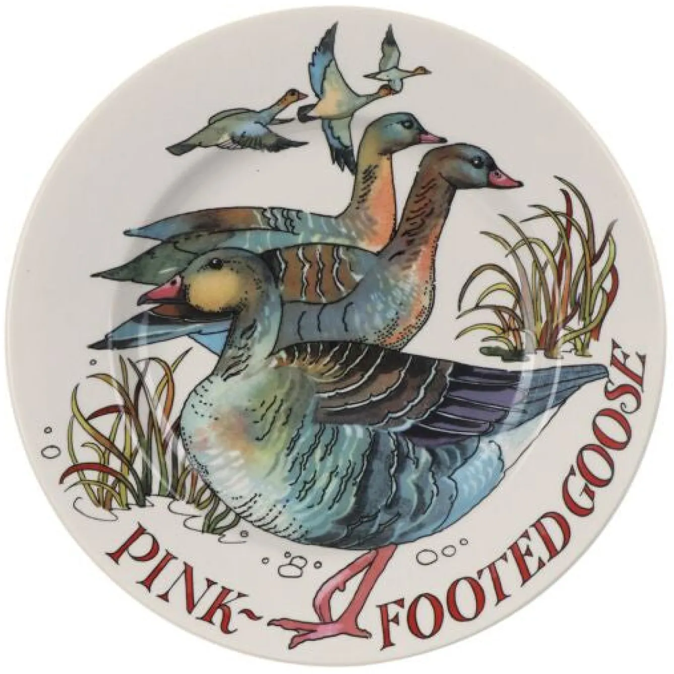 Emma Bridgewater Pink Footed Goose 8 1/2 inch Plate- Plates
