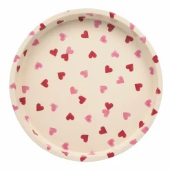 Emma Bridgewater Pink Hearts Deepwell Tin Tray- Valentine's Day|Trays