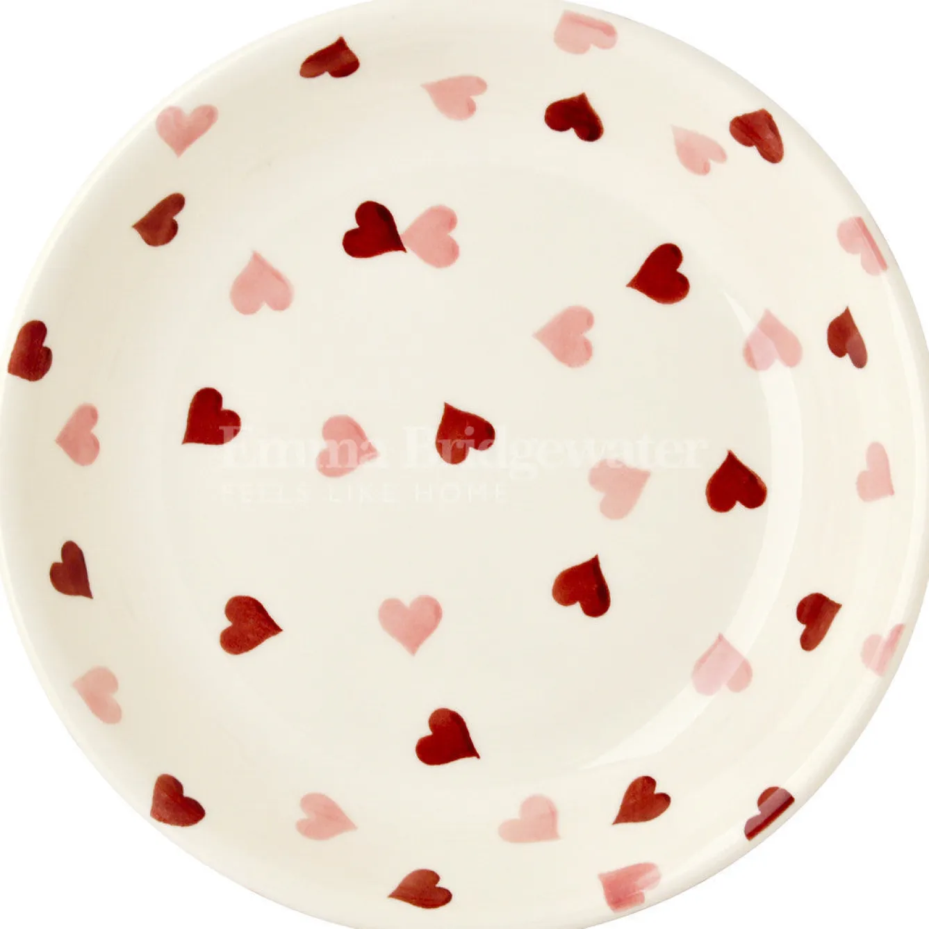 Emma Bridgewater Pink Hearts Medium Pasta Bowl- Valentine's Day|Bowls & Dishes