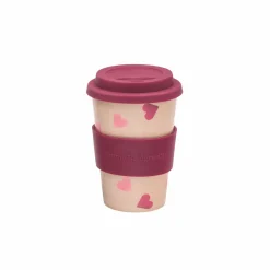 Emma Bridgewater Pink Hearts Rice Husk Travel Cup- Valentine's Day|Picnic