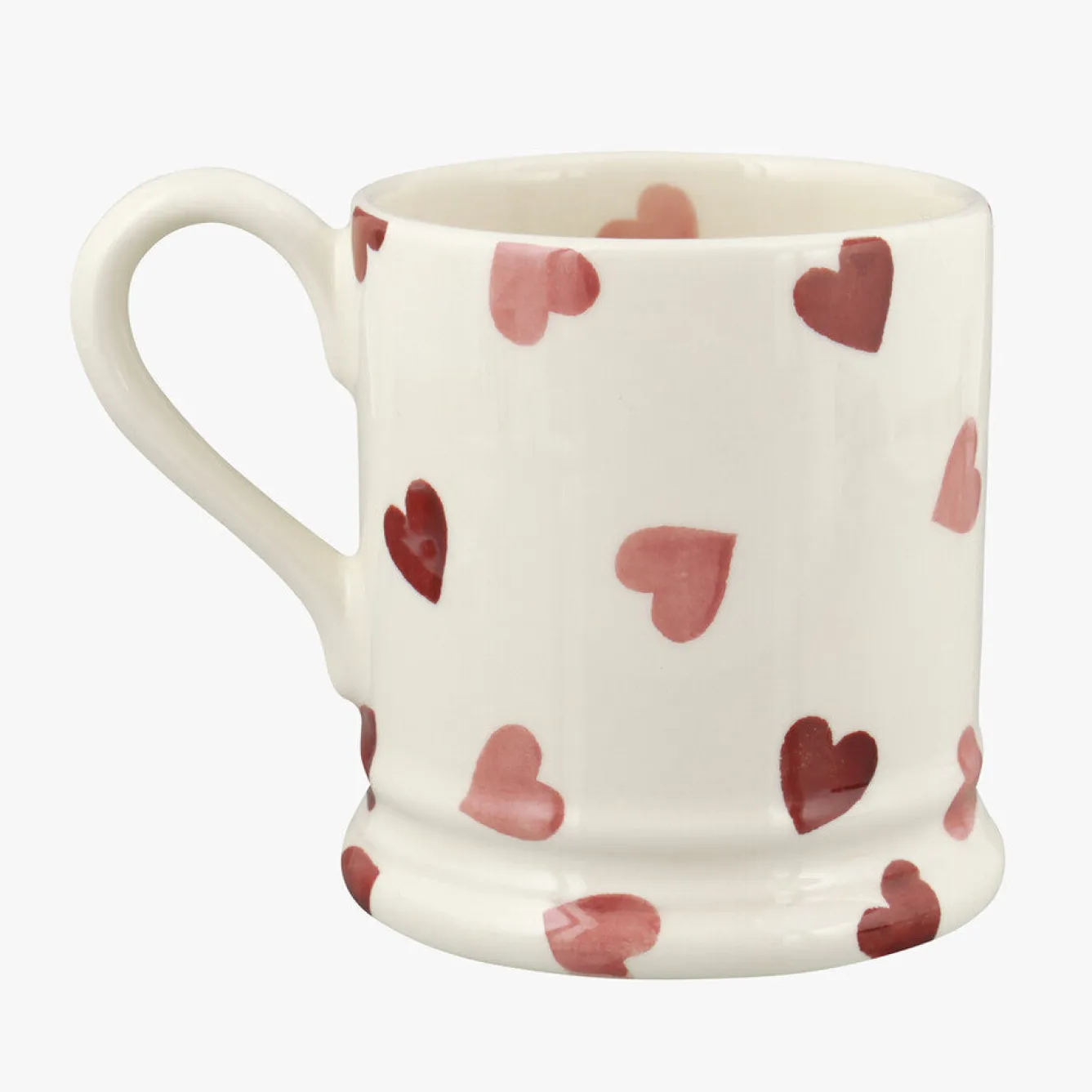 Emma Bridgewater Pink Hearts Soul Sisters 1/2 Pint Mug- Bright Colors