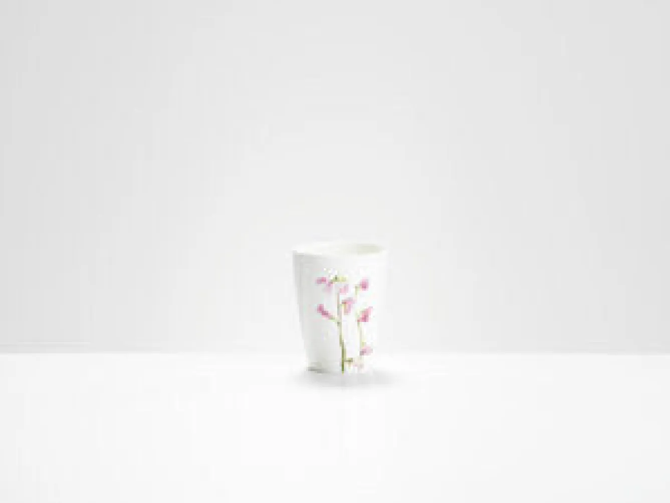 Helen Beard Pink Sweet Pea Beaker- Flowers & Garden
