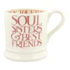 Emma Bridgewater Pink Toast Soul Sisters 1/2 Pint Mug- Valentine's Day|Whimsical