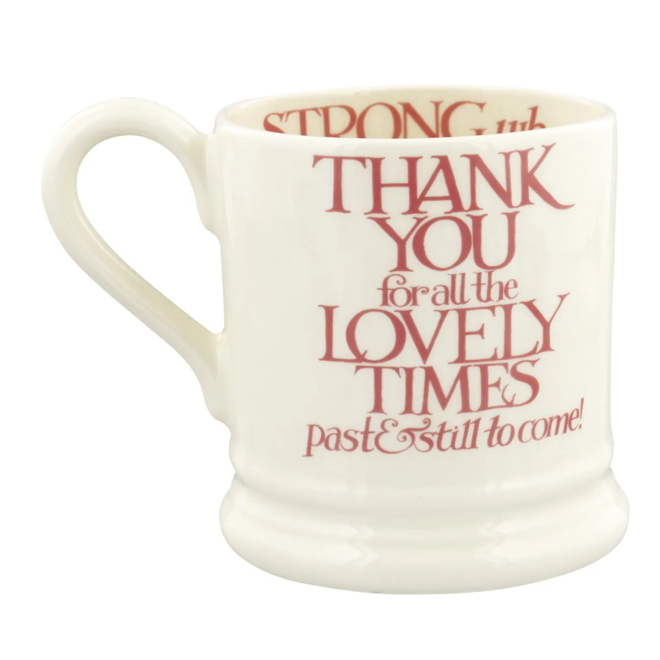 Emma Bridgewater Pink Toast Soul Sisters 1/2 Pint Mug- Valentine's Day|Whimsical