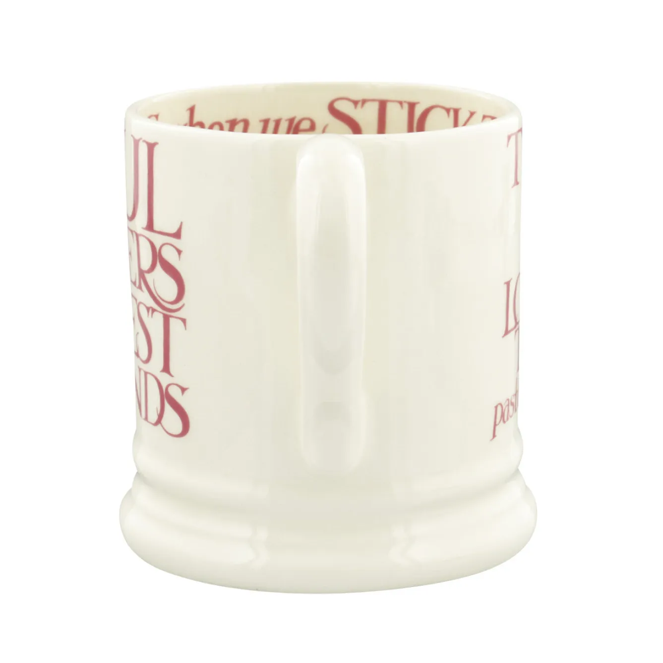 Emma Bridgewater Pink Toast Soul Sisters 1/2 Pint Mug- Valentine's Day|Whimsical