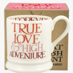 Emma Bridgewater Pink Toast True Love 1/2 Pint Mug Boxed- Valentine's Day|Whimsical