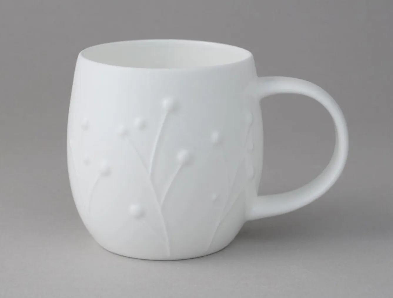 Repeat Repeat Plum Flax Mug- Flowers & Garden