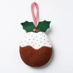 Corinne Lapierre Plum Pudding Wool Mix Felt Craft Kit- Christmas|Advent