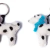 Amica Felt Pogo the Dalmatian - Blue- Key Chains