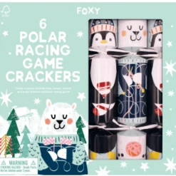Heart and Soul Polar Racing Chistmas Crackers Box of 6- Christmas Crackers|Christmas