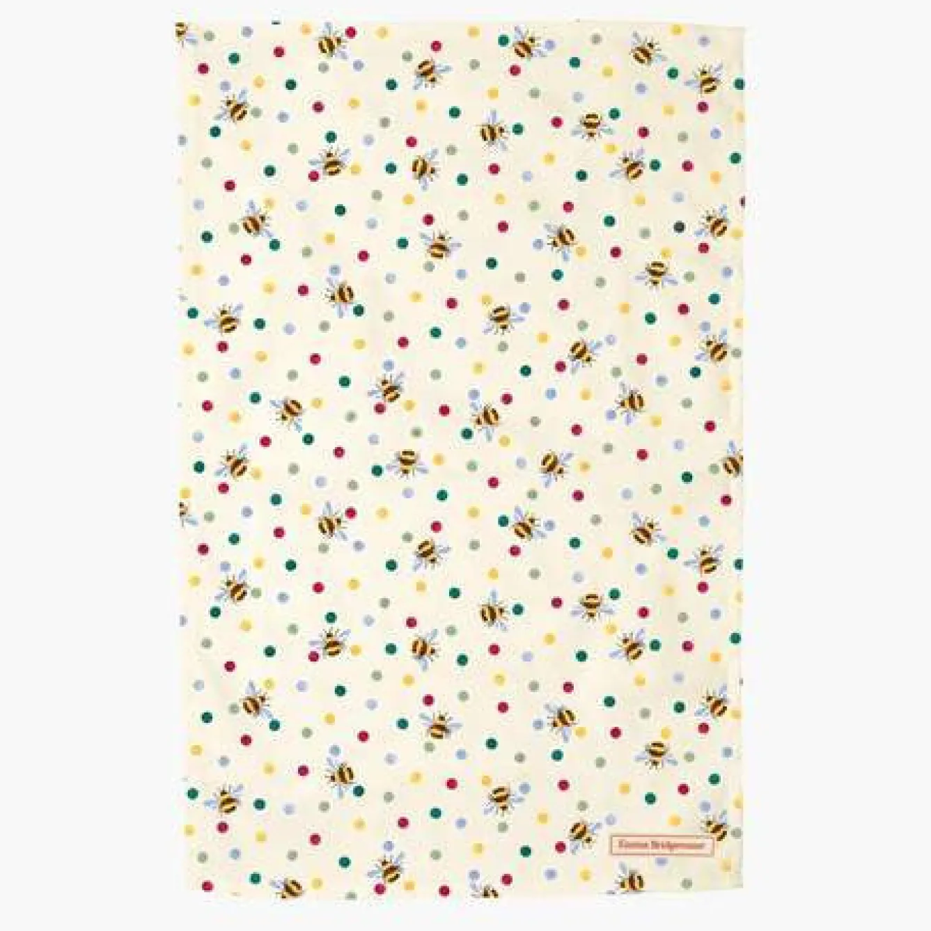 Emma Bridgewater Polka Bee Tea Towel- Tea|Tea Towels