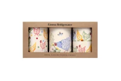 Emma Bridgewater Polka Chickens Set of 3 Round Caddies- Storage Caddies|Storage