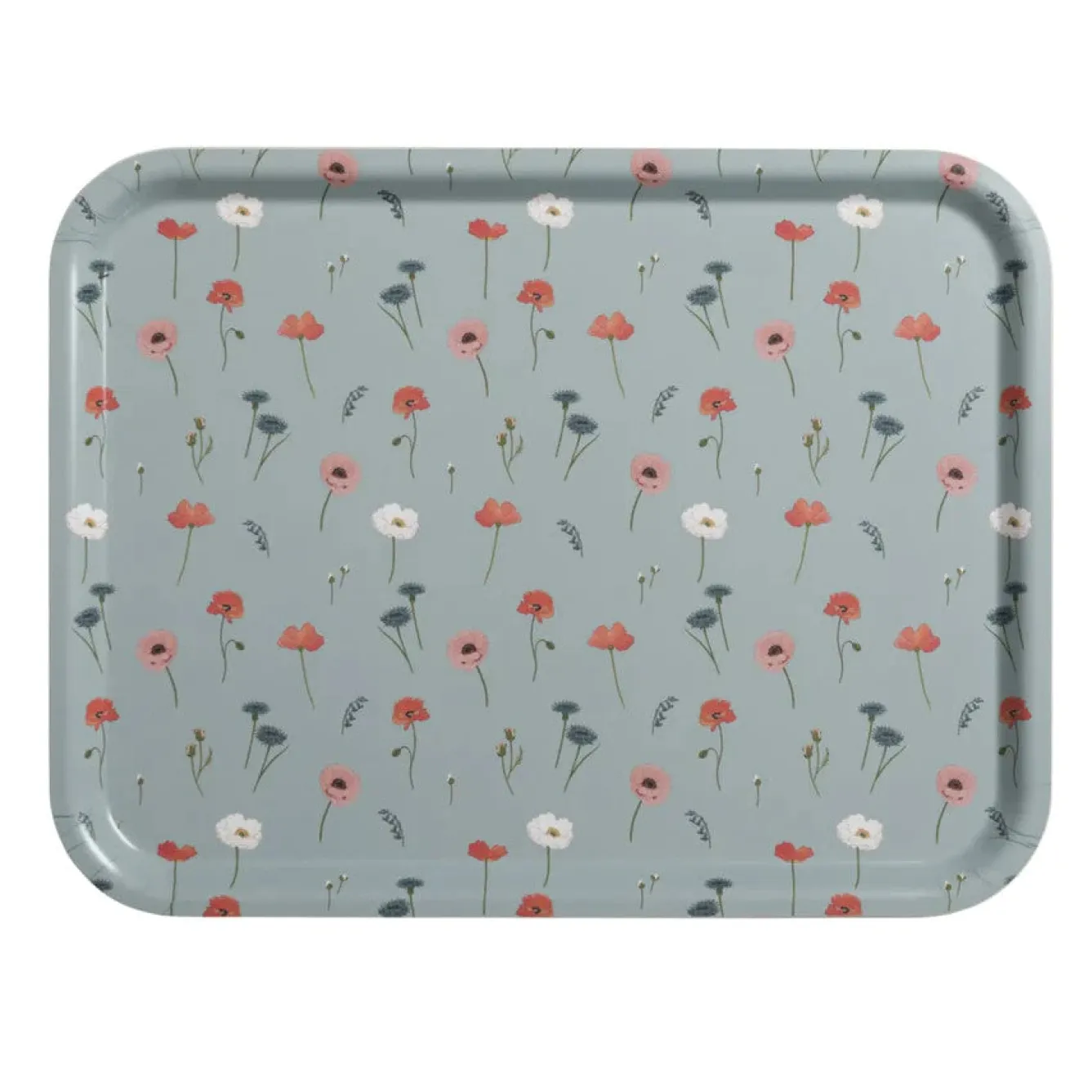 Sophie Allport Poppy Meadow Large Tray- Tea|Trays