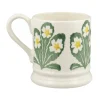 Emma Bridgewater Primrose Hand-Stamped 1/2 Pint Mug- Flowers & Garden