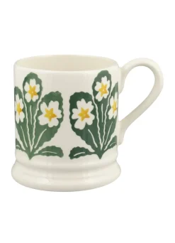 Emma Bridgewater Primrose Hand-Stamped 1/2 Pint Mug- Flowers & Garden