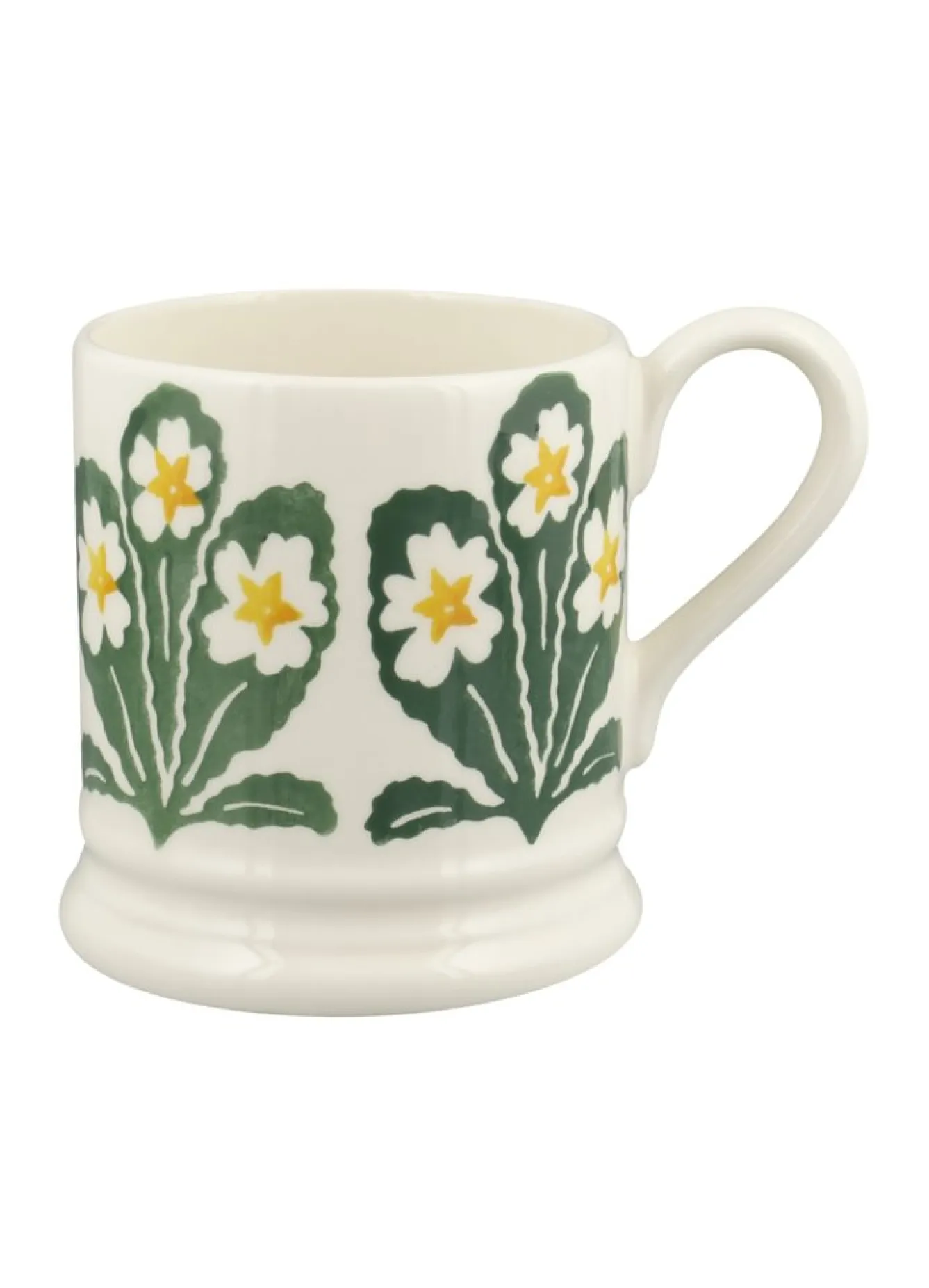 Emma Bridgewater Primrose Hand-Stamped 1/2 Pint Mug- Flowers & Garden
